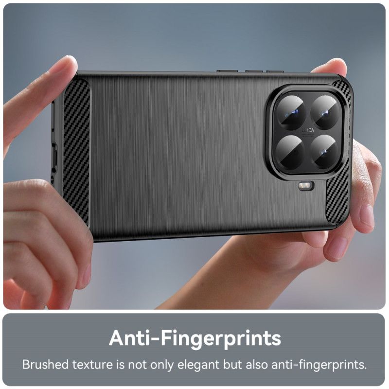 Cover Xiaomi 15t Pro Børstet Kulfiber