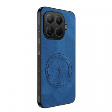 Cover Xiaomi 15t Pro Telefon Etui Magsafe Lædereffekt