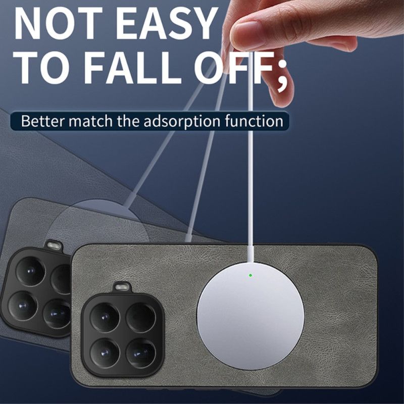 Cover Xiaomi 15t Pro Telefon Etui Magsafe Lædereffekt