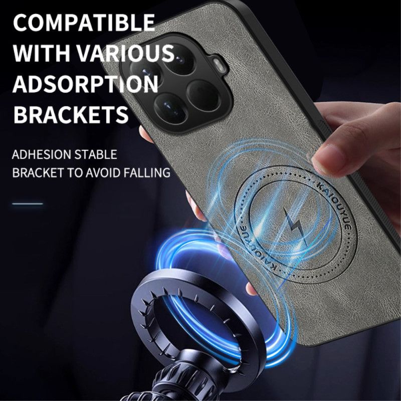 Cover Xiaomi 15t Pro Telefon Etui Magsafe Lædereffekt