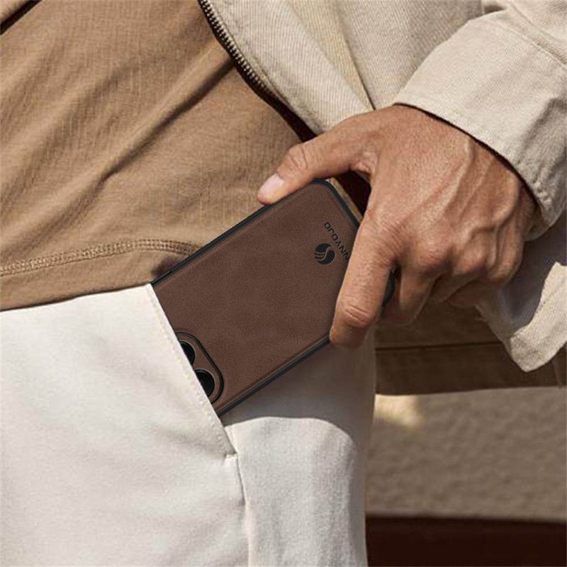 Cover Xiaomi 15t Pro Telefon Etui Pinwuyo Lædereffekt