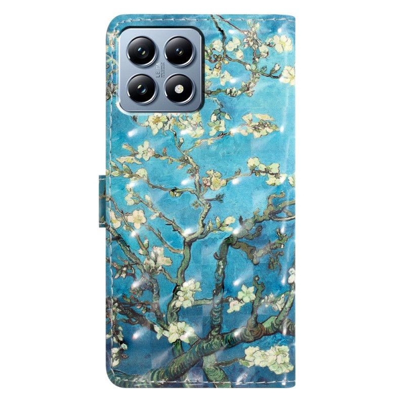 Flip Cover Til Xiaomi 15t Pro Blomster Abrikostræ