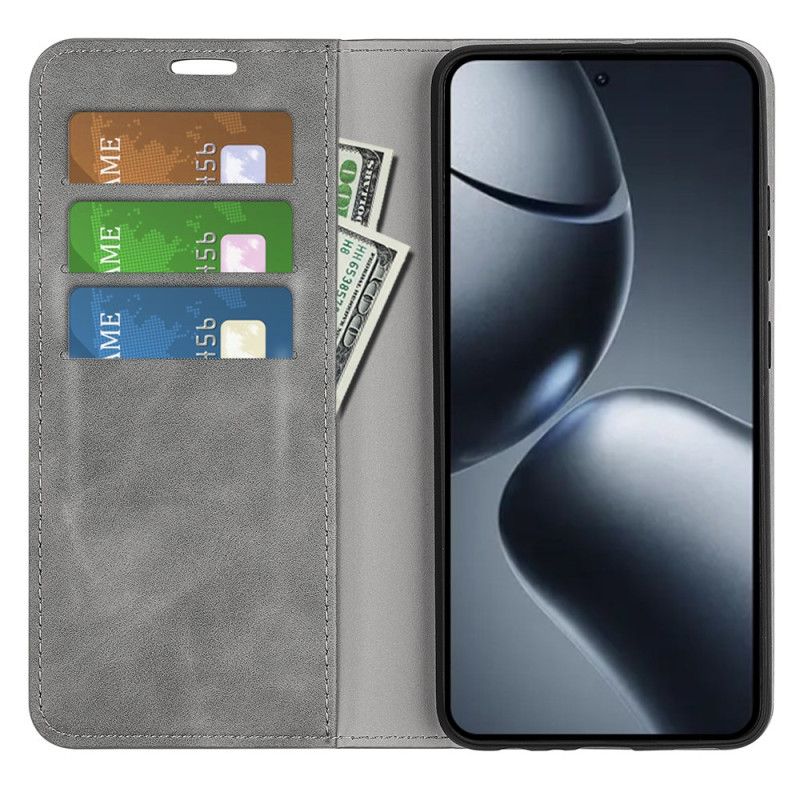 Flip Cover Til Xiaomi 15t Pro Læderstil