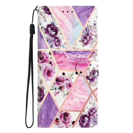 Flip Cover Til Xiaomi 15t Pro Lilla Blomster