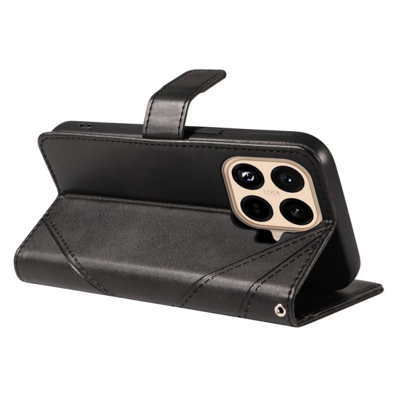 Flip Cover Til Xiaomi 15t Pro Tofarvet Geometrisk