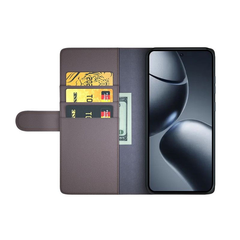 Flip Cover Xiaomi 15t Pro Ægte Læder