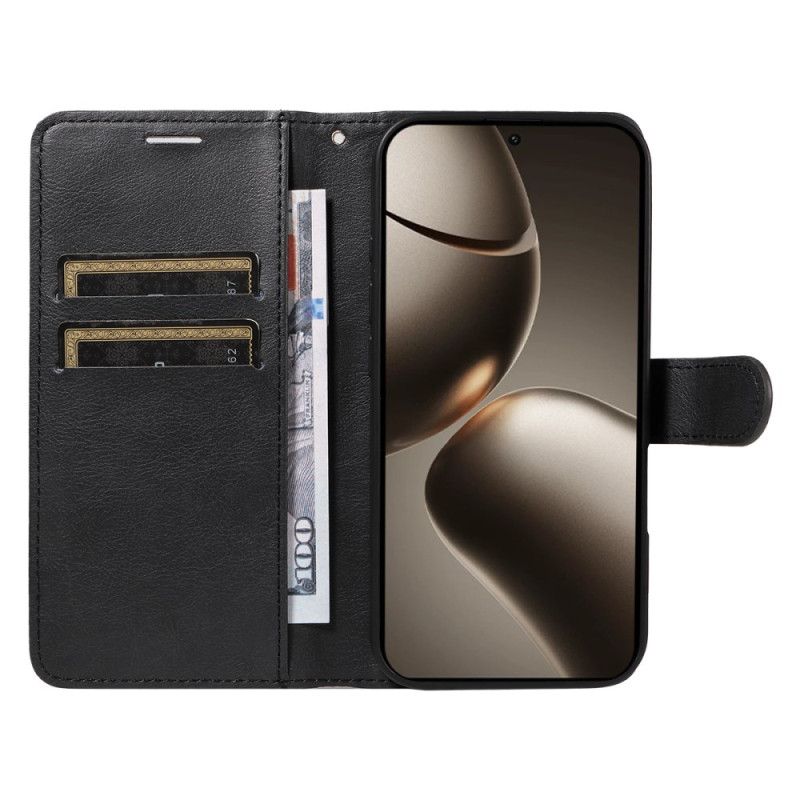 Flip Cover Xiaomi 15t Pro Almindeligt Kunstlæder