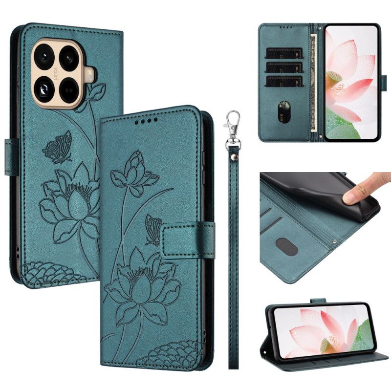 Flip Cover Xiaomi 15t Pro Blomsterprint Med Rem