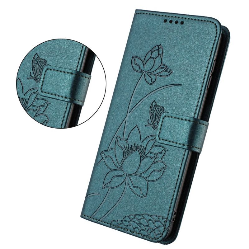 Flip Cover Xiaomi 15t Pro Blomsterprint Med Rem