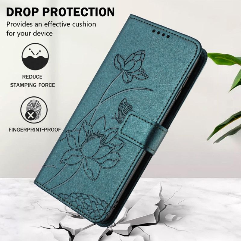 Flip Cover Xiaomi 15t Pro Blomsterprint Med Rem