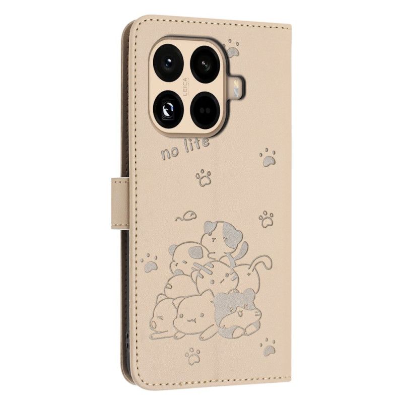 Flip Cover Xiaomi 15t Pro Bunke Af Katte Med Rem