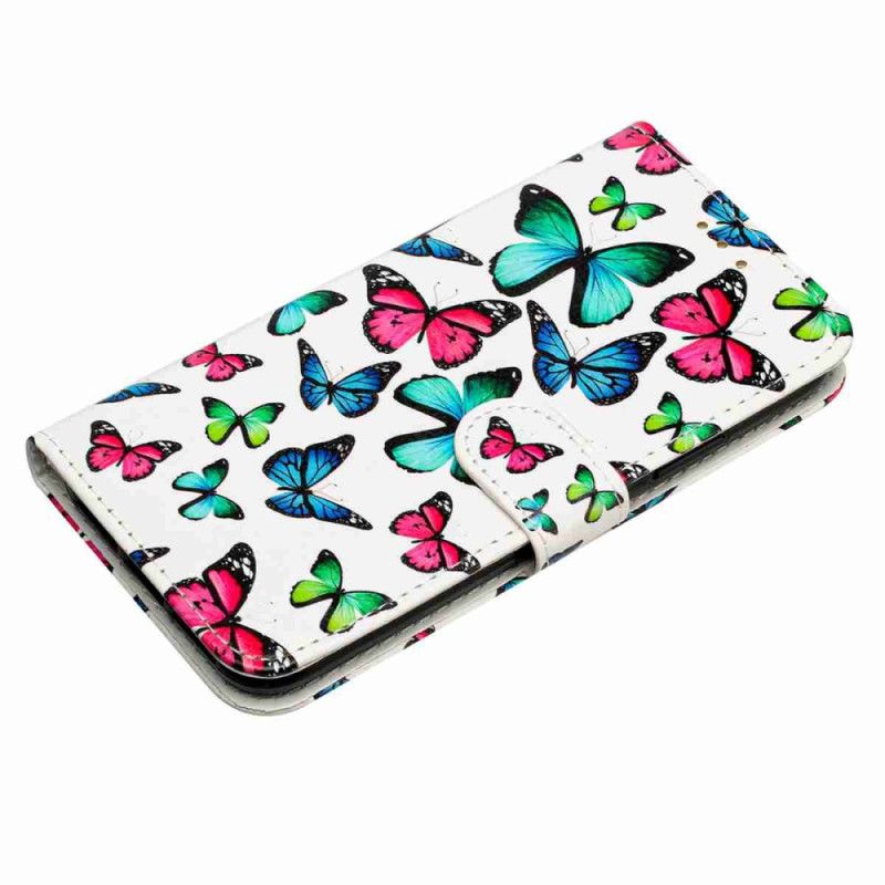 Flip Cover Xiaomi 15t Pro Farverige Sommerfugle