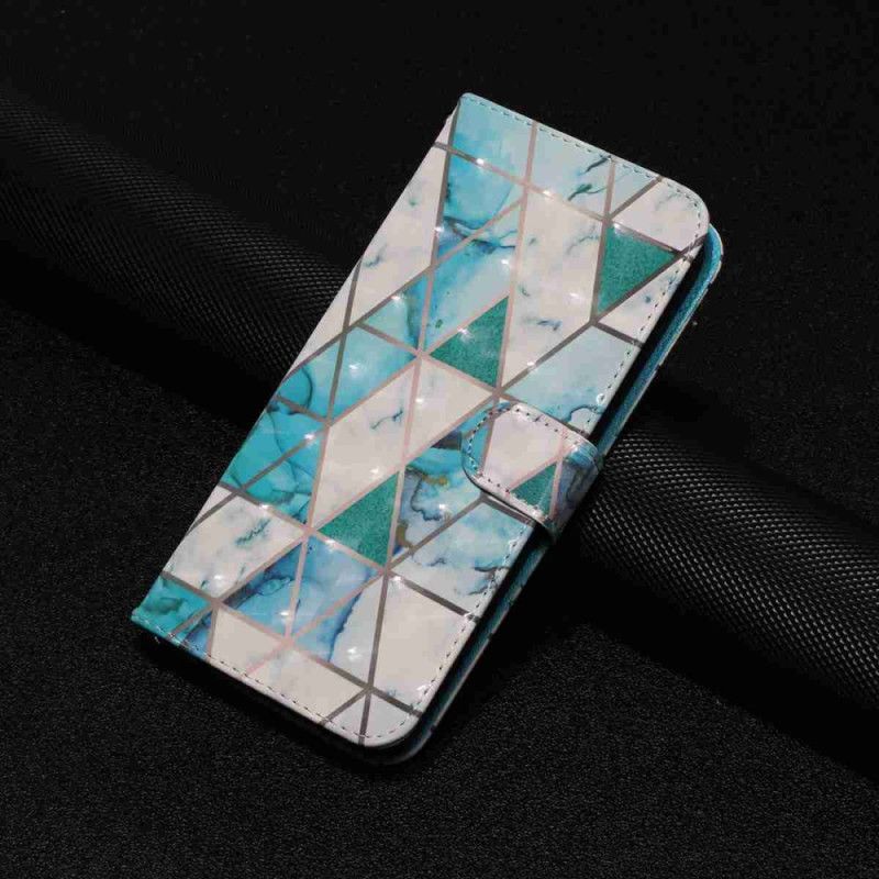 Flip Cover Xiaomi 15t Pro Grøn Marmor Med Rem