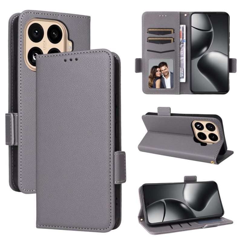 Flip Cover Xiaomi 15t Pro Kunstlæder Med Snor