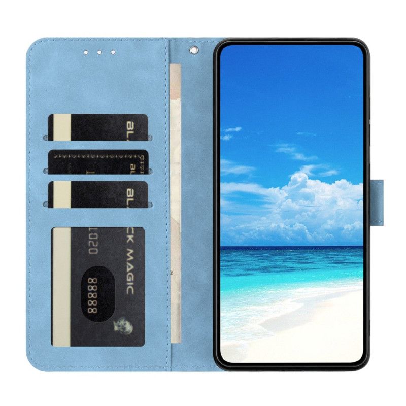 Læder Cover Xiaomi 15t Pro Sommerfugle- Og Blomsterprint