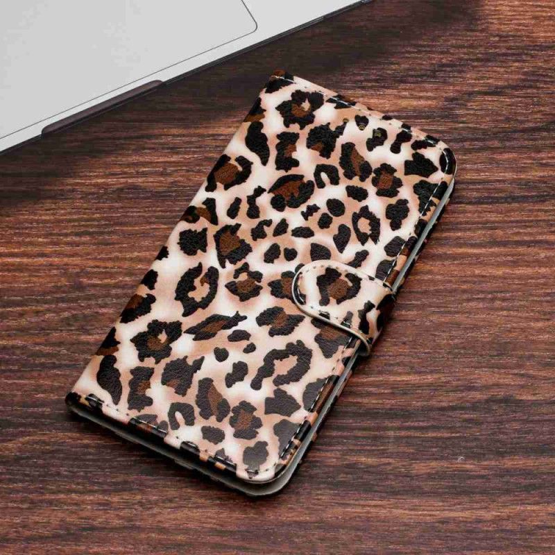 Læder Cover Xiaomi 15t Pro Telefon Etui Leopardprint