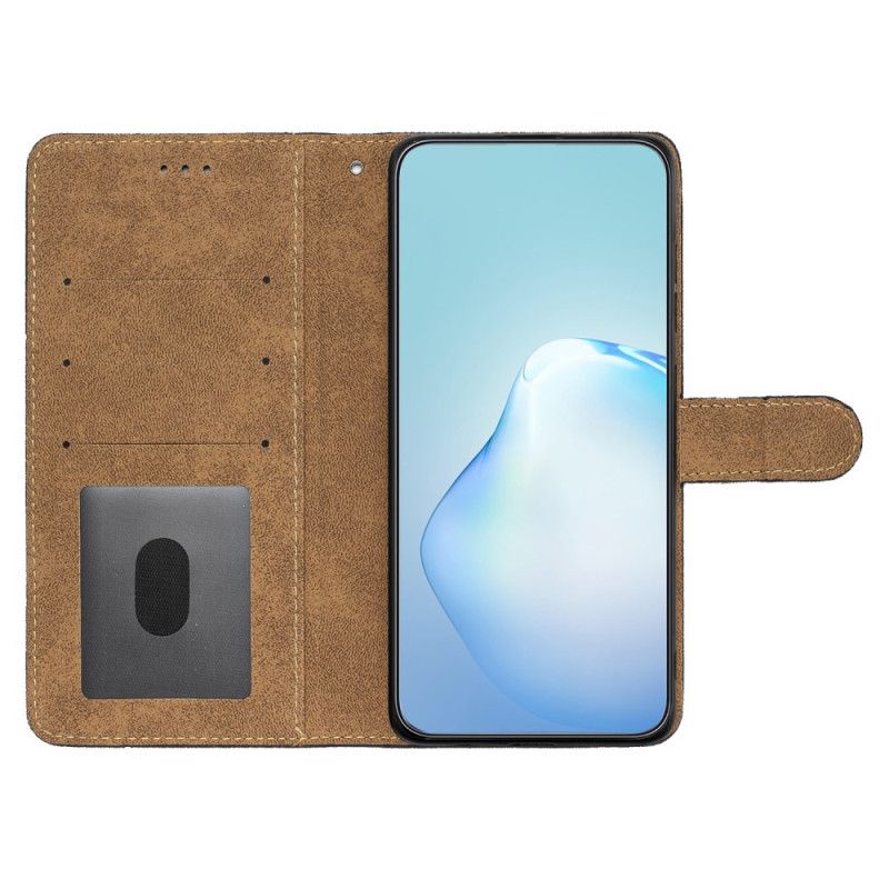 Læder Cover Xiaomi 15t Pro Telefon Etui Linjer