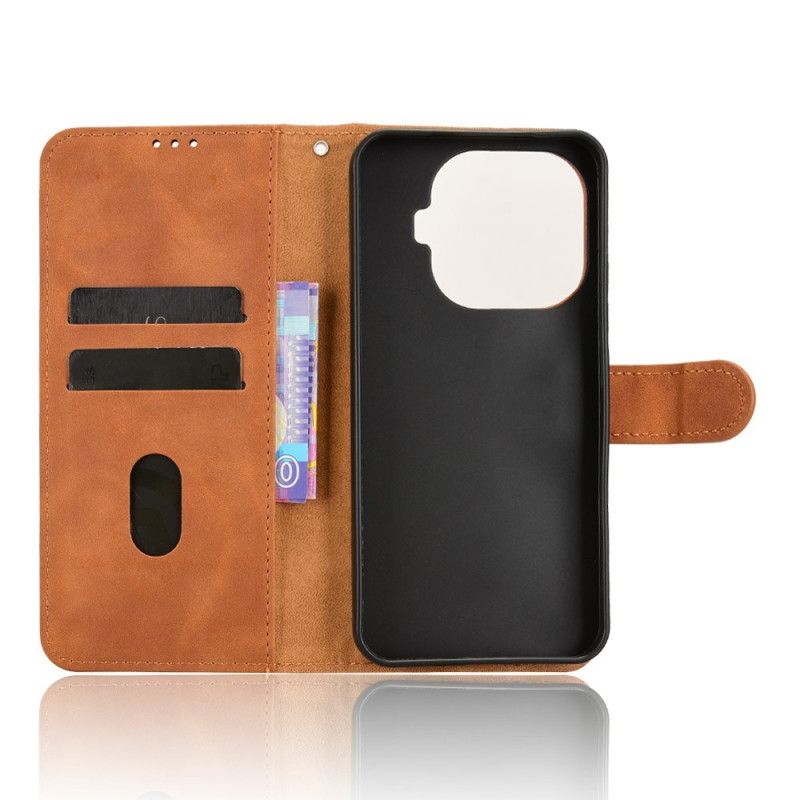 Læder Cover Xiaomi 15t Pro Telefon Etui Ruskindseffekt