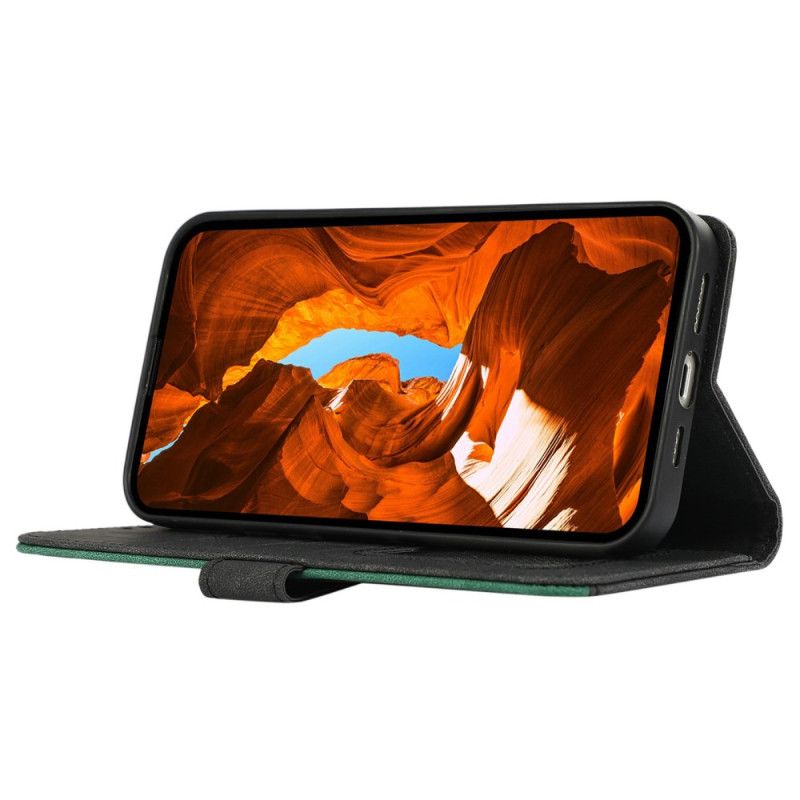 Læder Cover Xiaomi 15t Pro Telefon Etui Tofarvet Abeel