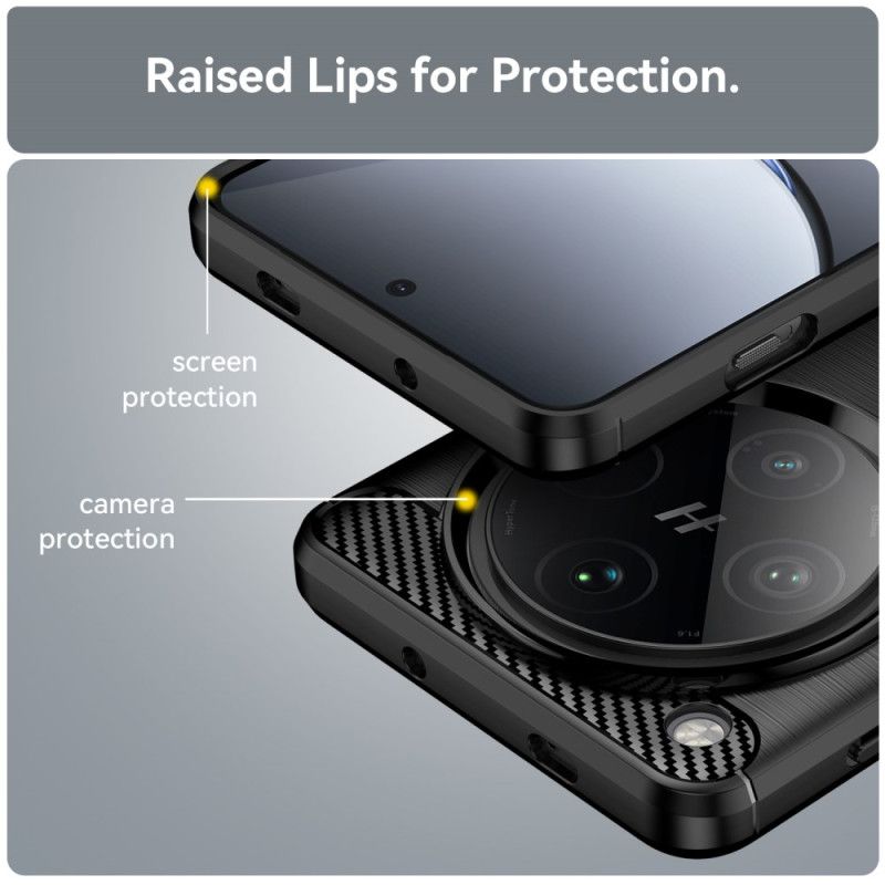 Cover Oppo Find X8 Pro Børstet Kulfiber