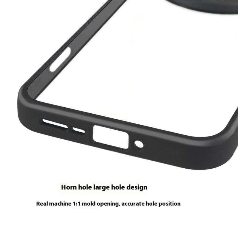 Cover Oppo Find X8 Pro Klar Med Silikonekanter