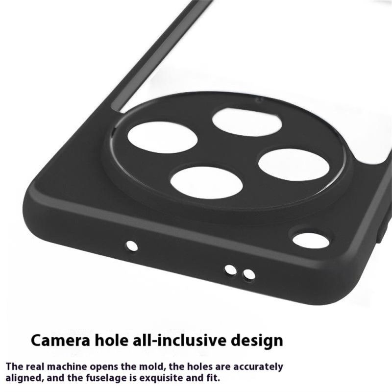 Cover Oppo Find X8 Pro Klar Med Silikonekanter