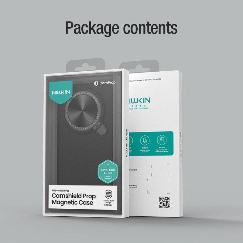 Cover Oppo Find X8 Pro Telefon Etui Magnetisk Camshield-prop