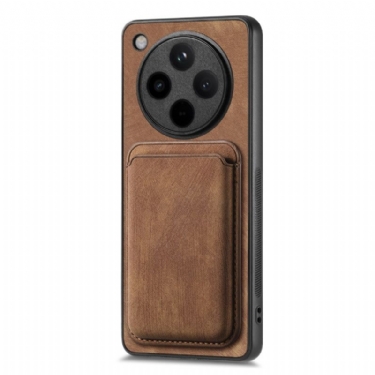 Cover Oppo Find X8 Pro Telefon Etui Retro Med Aftagelig Kortholder