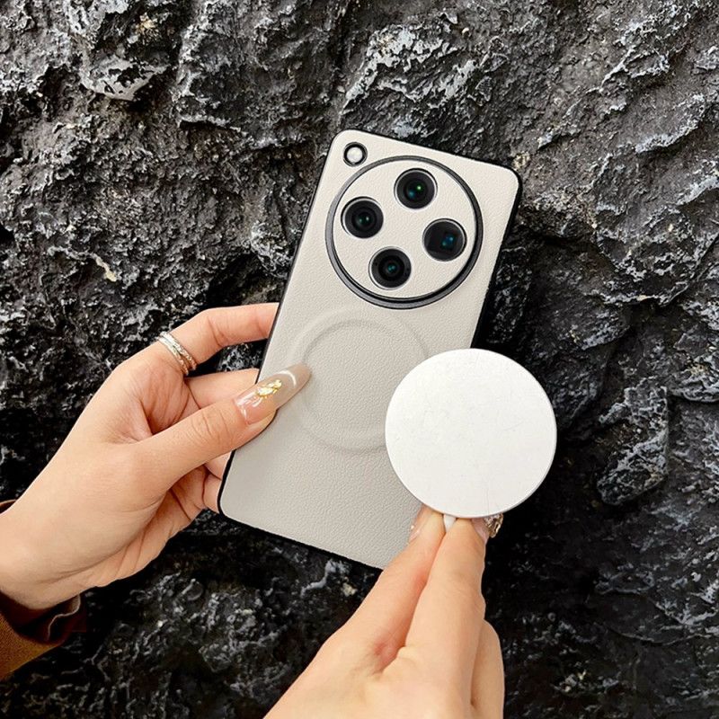 Cover Til Oppo Find X8 Pro Magsafe-kompatibel Lædereffekt