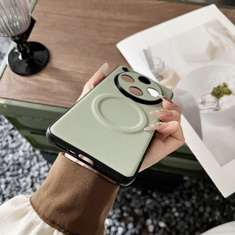 Cover Til Oppo Find X8 Pro Magsafe-kompatibel Lædereffekt