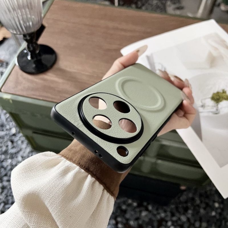 Cover Til Oppo Find X8 Pro Magsafe-kompatibel Lædereffekt