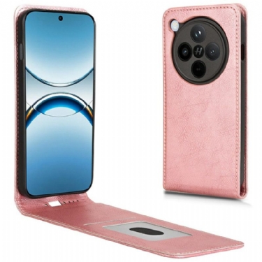 Flip Cover Oppo Find X8 Pro Lodret Flip-funktion I Kunstlæder