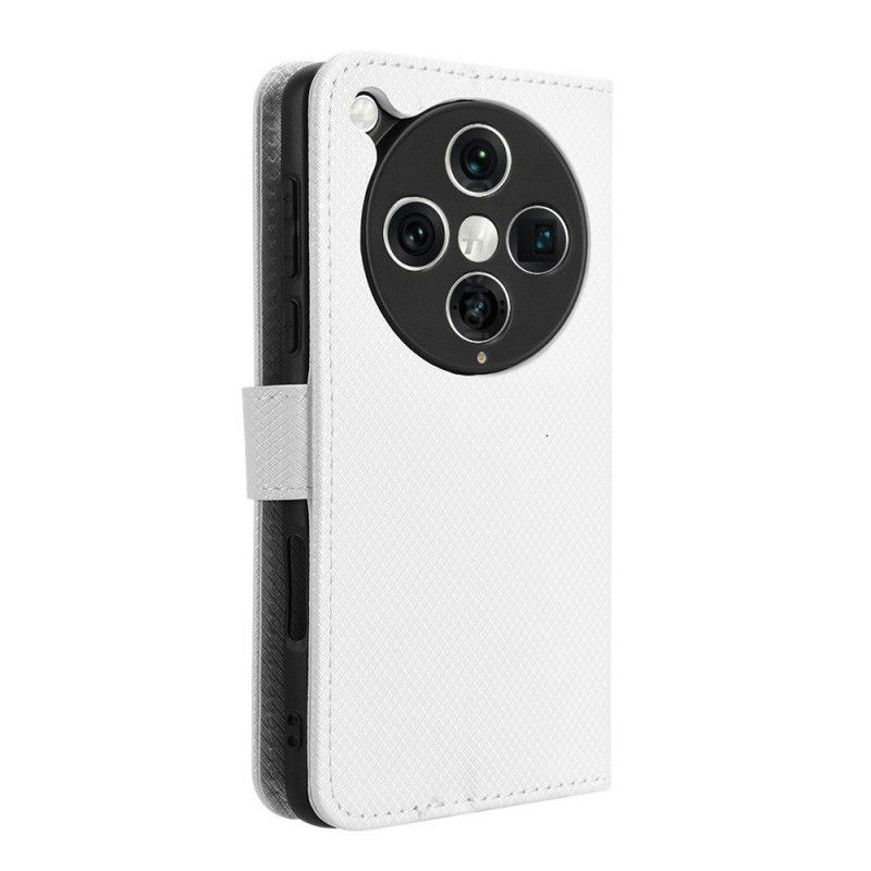 Flip Cover Til Oppo Find X8 Pro Diamanttekstur