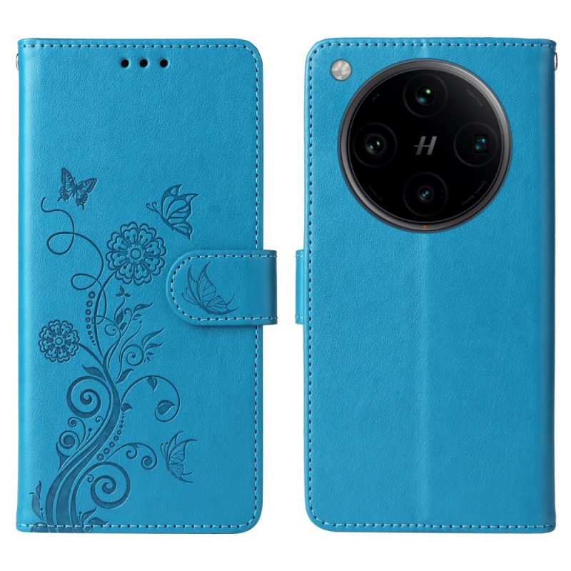 Læder Cover Oppo Find X8 Pro Telefon Etui Trykt Mønster