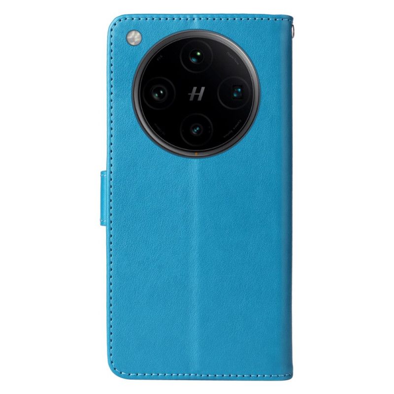 Læder Cover Oppo Find X8 Pro Telefon Etui Trykt Mønster