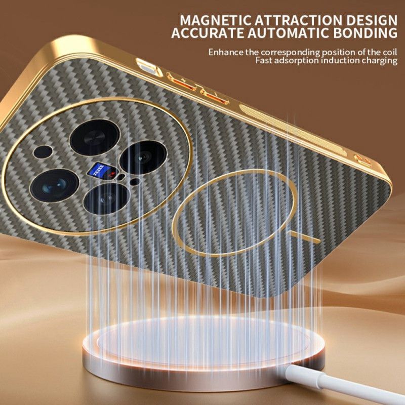 Cover Vivo X300 Pro Telefon Etui Kulfibertekstur