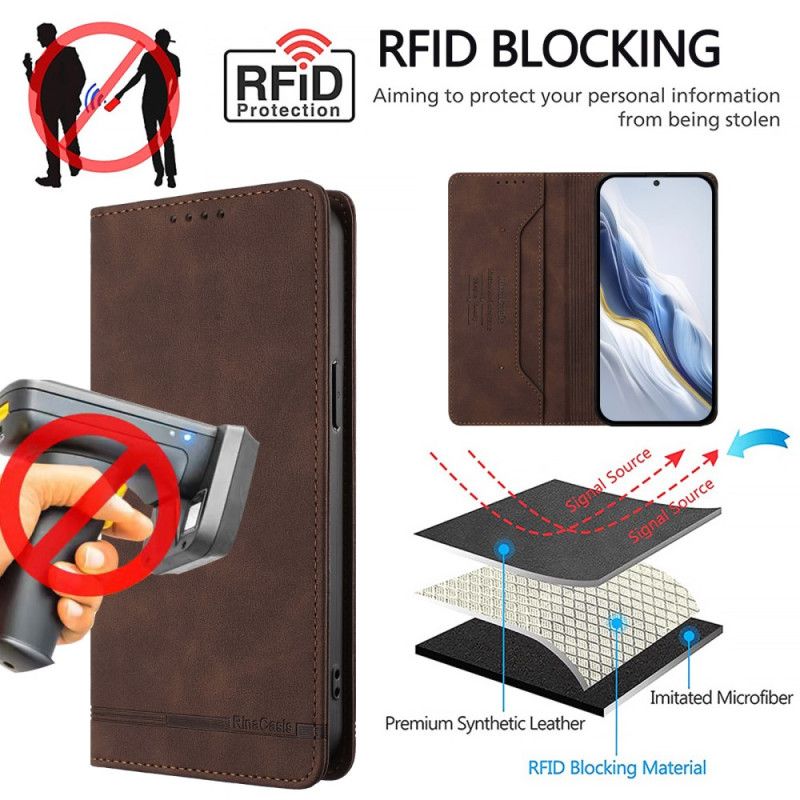 Flip Cover Til Vivo X300 Pro Rfid-beskyttelse