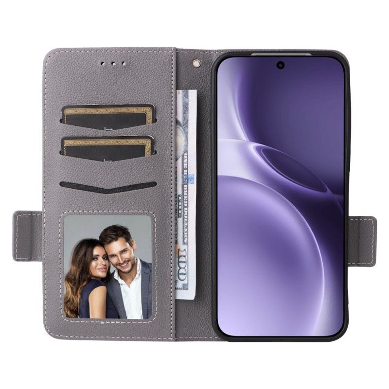 Flip Cover Vivo X300 Pro Kunstlæder Med Rem