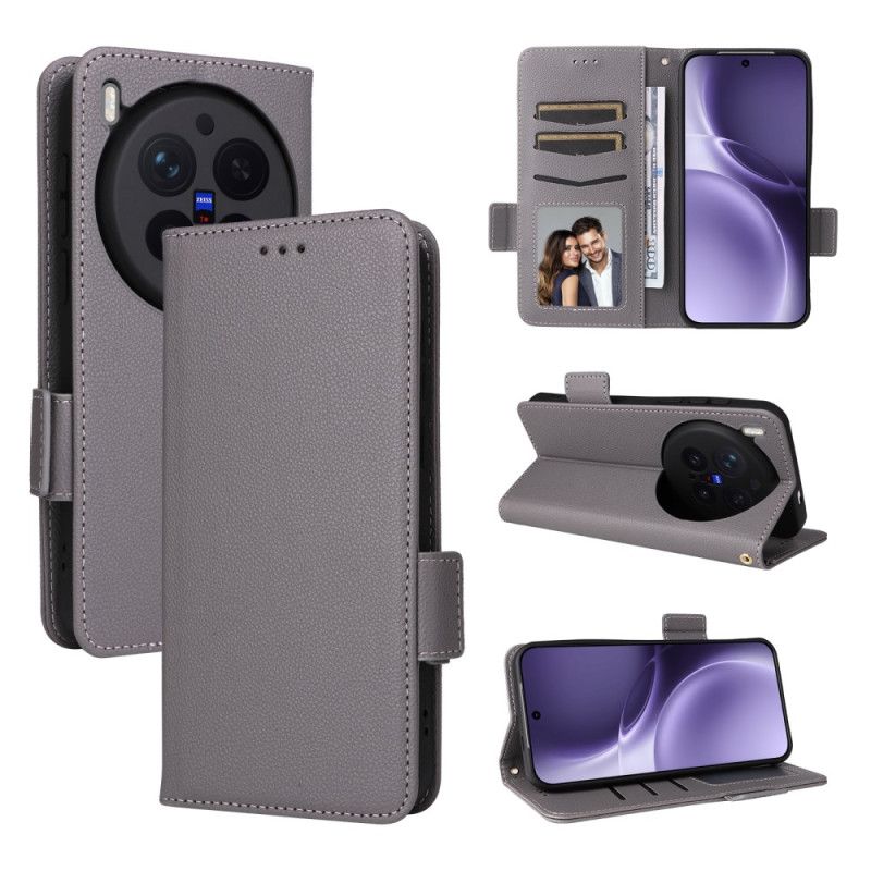 Flip Cover Vivo X300 Pro Kunstlæder Med Rem