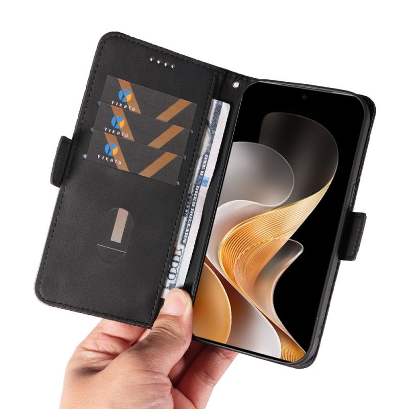 Flip Cover Vivo V40 5g Diamantmønster