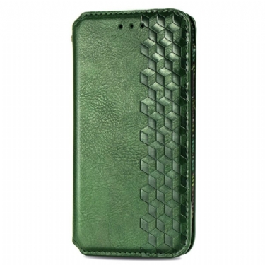 Flip Cover Vivo V40 5g Diamantmønster Ruskindseffekt