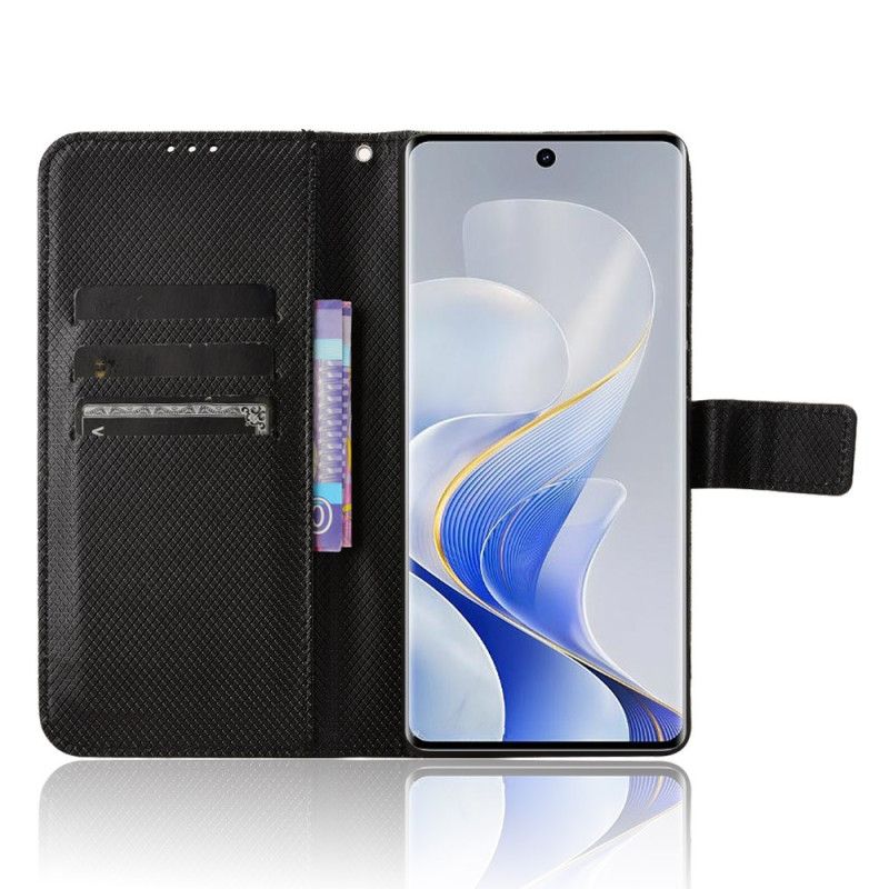 Flip Cover Vivo V40 5g Diamanttekstur