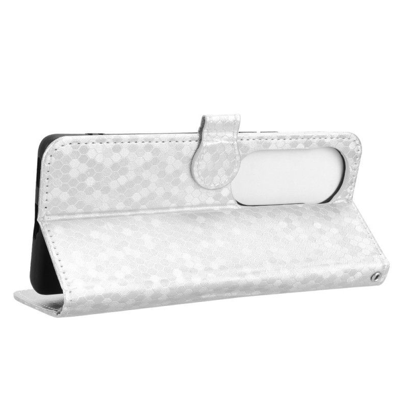 Læder Cover Vivo V40 5g Glitterprikker