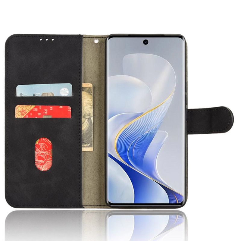 Læder Cover Vivo V40 5g Telefon Etui Ruskindseffekt