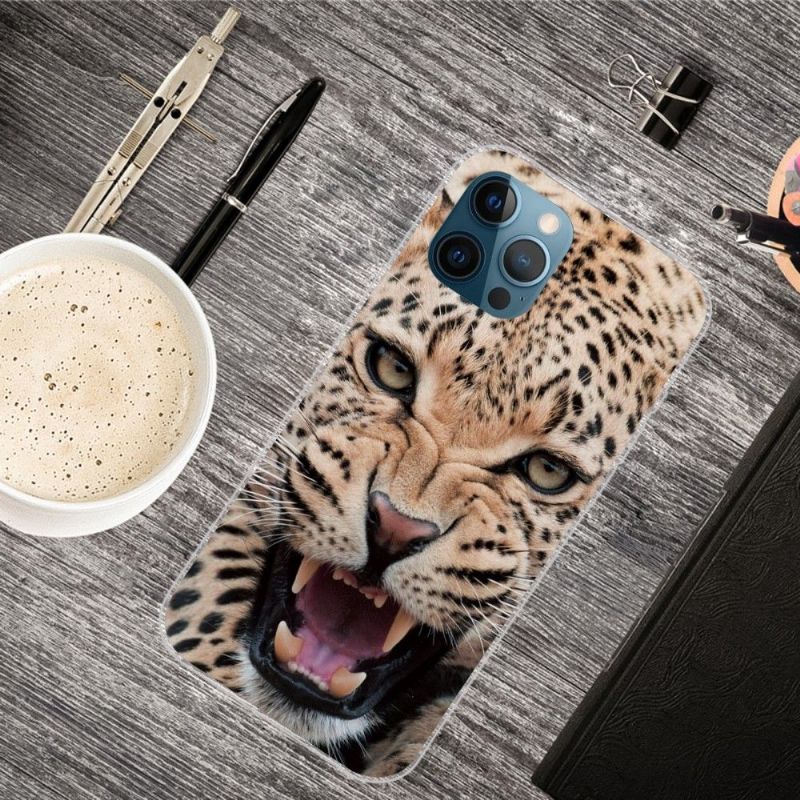 Cover iPhone 13 Pro Max Brølende Leopard