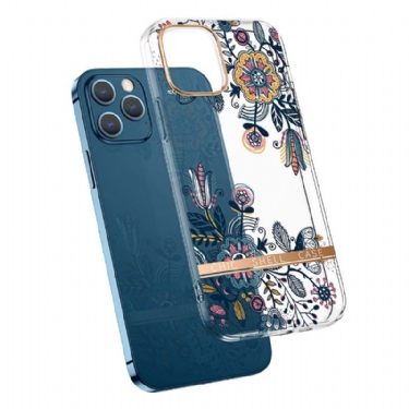 Cover iPhone 13 Pro Max Gennemsigtige Graffitiblomster
