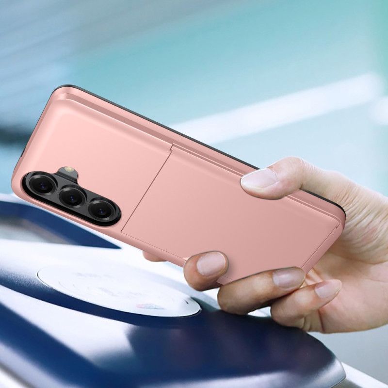 Cover Samsung Galaxy S26 Plus Kortholder Med Metallisk Effekt