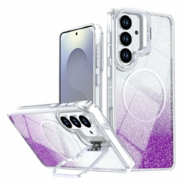 Cover Samsung Galaxy S26 Plus Magnetisk Gradientglitter Og Bagside