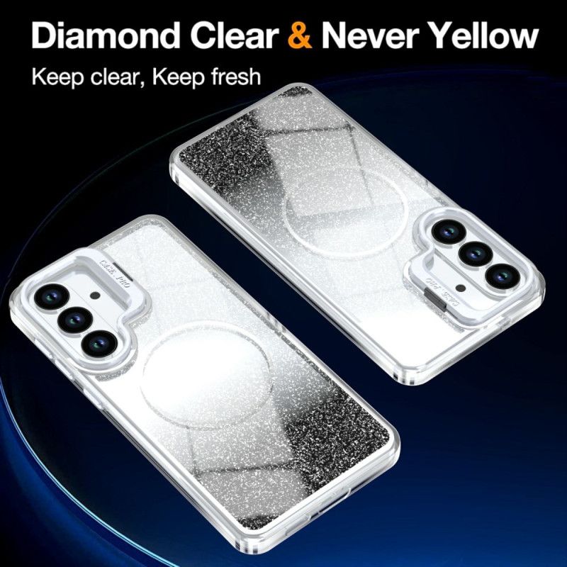 Cover Samsung Galaxy S26 Plus Magnetisk Gradientglitter Og Bagside