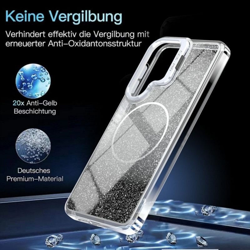 Cover Samsung Galaxy S26 Plus Magnetisk Gradientglitter Og Bagside
